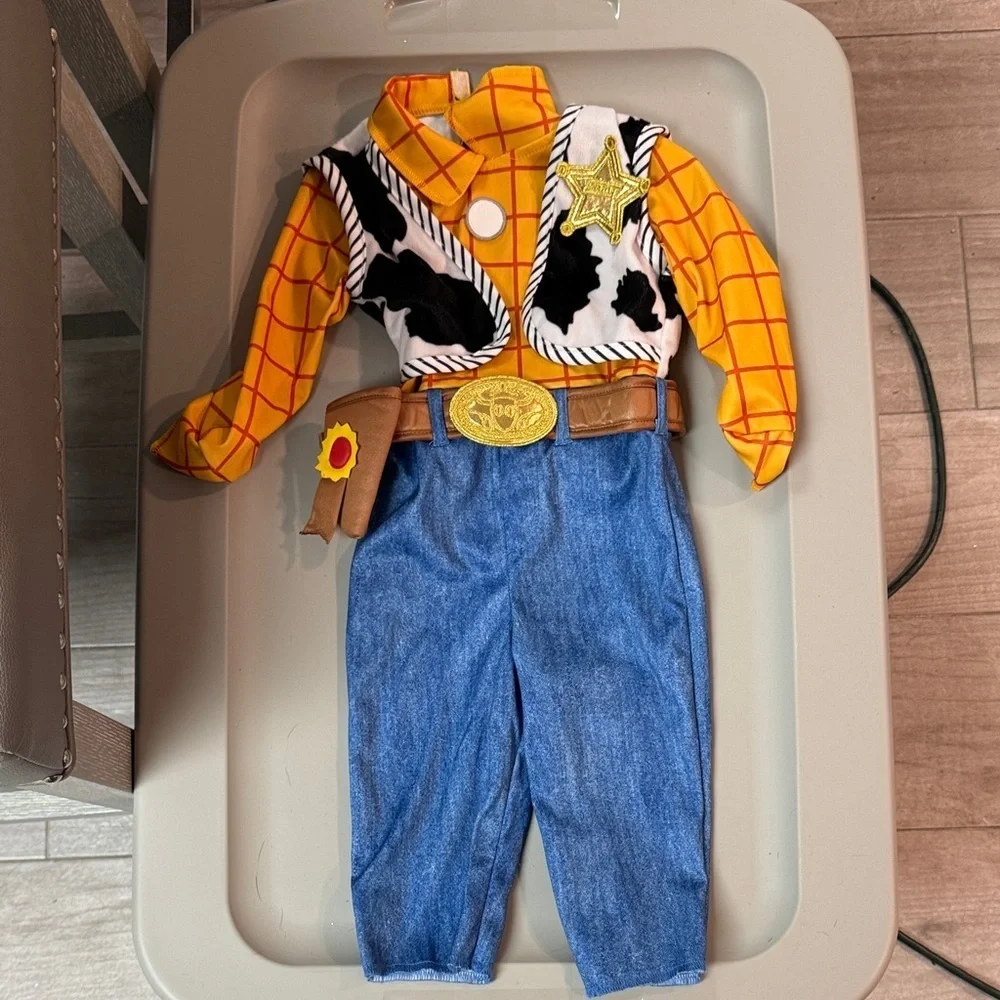 Cowboy Costume with Yellow and Blue Colors